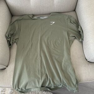 Gym Shark T-Shirt Arrival Green Medium